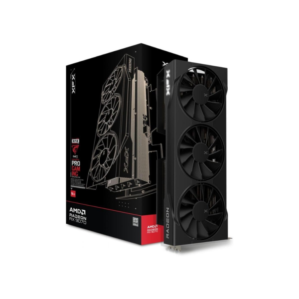 XFX Swift AMD Radeon RX 9070 Triple Fan Gaming Edition with 16GB GDDR6 HDMI 3xDP, AMD RDNA™ 4 - Image 2