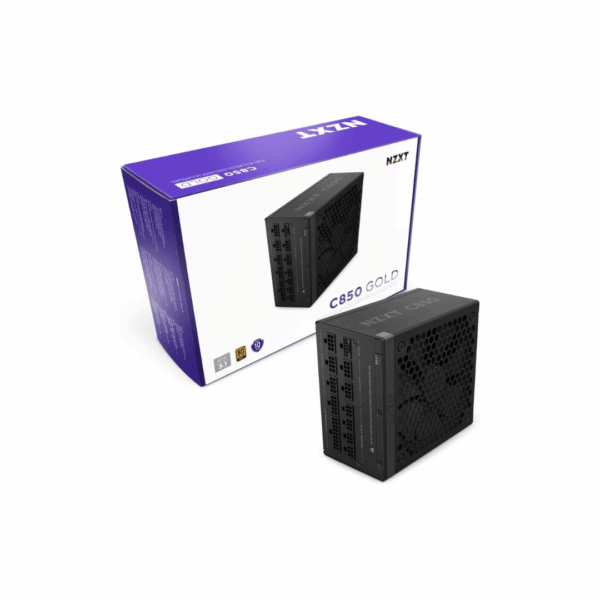 NZXT C850 Gold ATX 3.1 - Fully Modular Low-Noise PC Gaming Power Supply