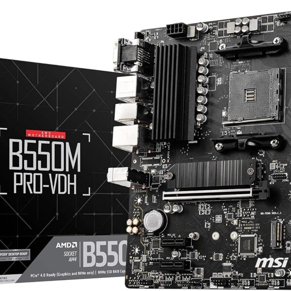 MSI B550M PRO-VDH ProSeries Motherboard Micro-ATX