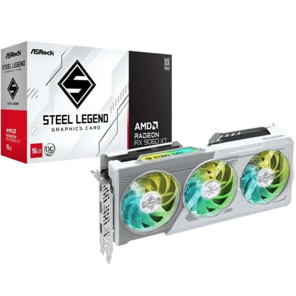 ASRock Radeon RX 9060 XT Steel Legend 16GB
